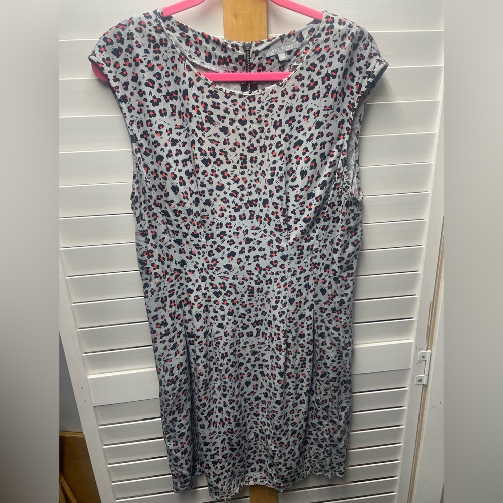Oliver Bonas Leopard Dress Sz 12